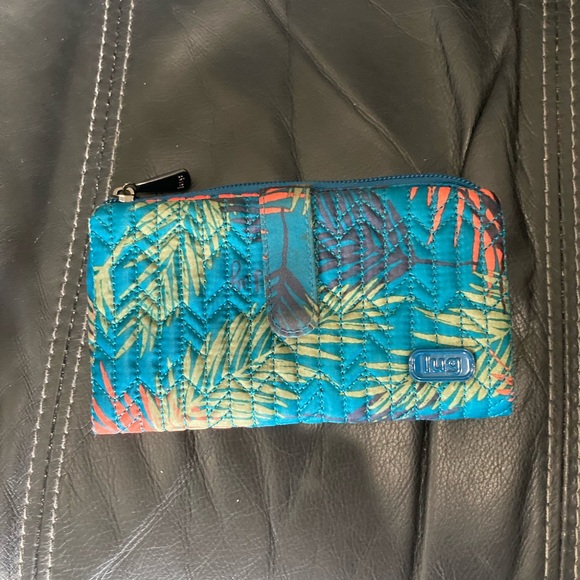 lug Handbags - Lug Tram Wallet in Tropical Ocean